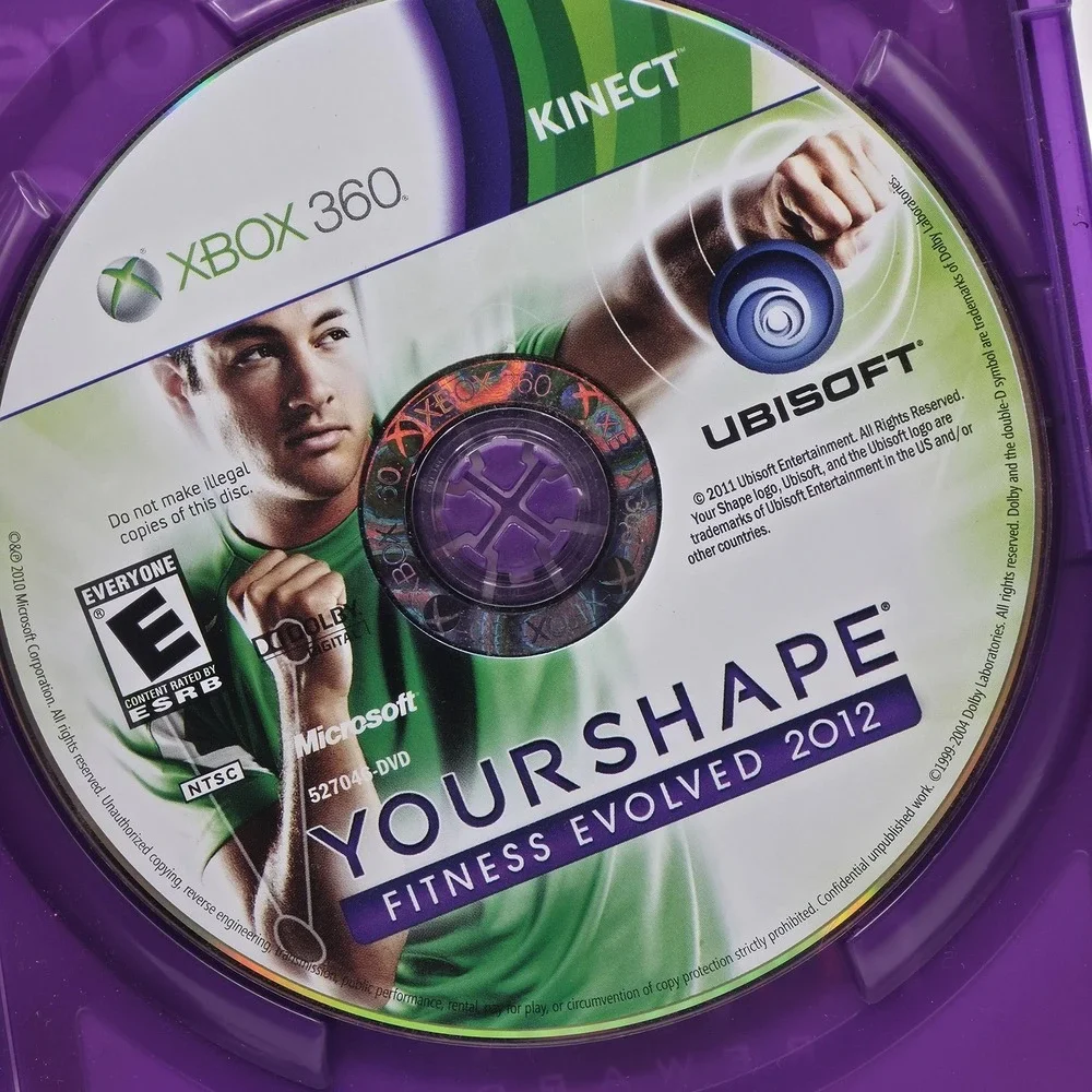 Your Shape Fitness Evolved 2012 Xbox 360‎ Kinect Required Ubisoft Video Game Y2K